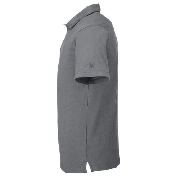 Spyder Men's Spyre Polo, Polar Frost, Left Sleeve view