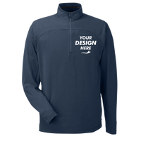 Spyder Men's Spyre Quarter-Zip Pullover, Frontier Frost, Front view, Mockup