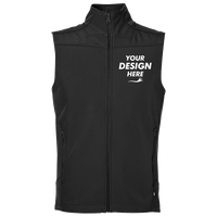 Spyder Men's Touring Vest, Black, Front view, Mockup