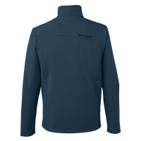 Spyder Men's Transport Soft Shell Jacket, Frontier / Black, Back view