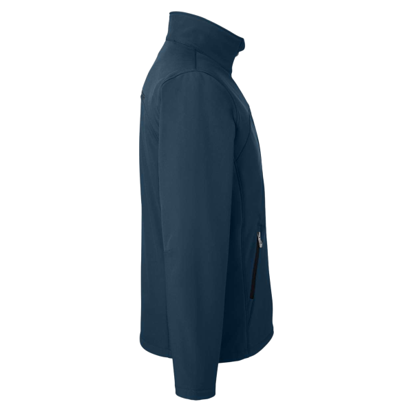 Spyder Men's Transport Soft Shell Jacket, Frontier / Black, Right Sleeve view