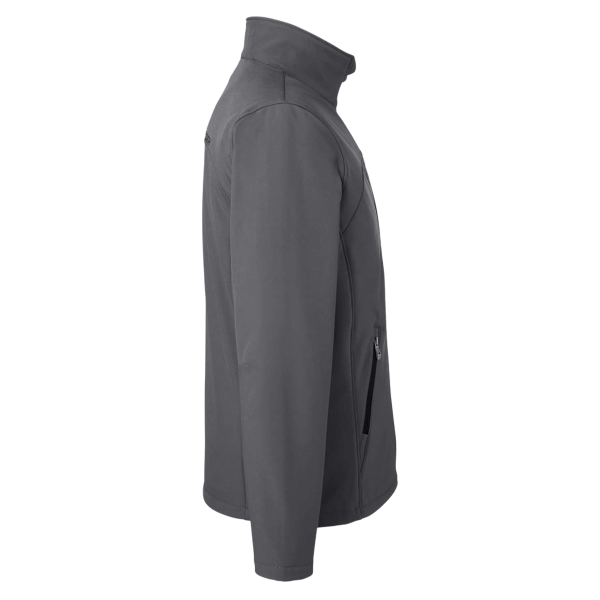Spyder Men's Transport Soft Shell Jacket, Polar / Black, Right Sleeve view