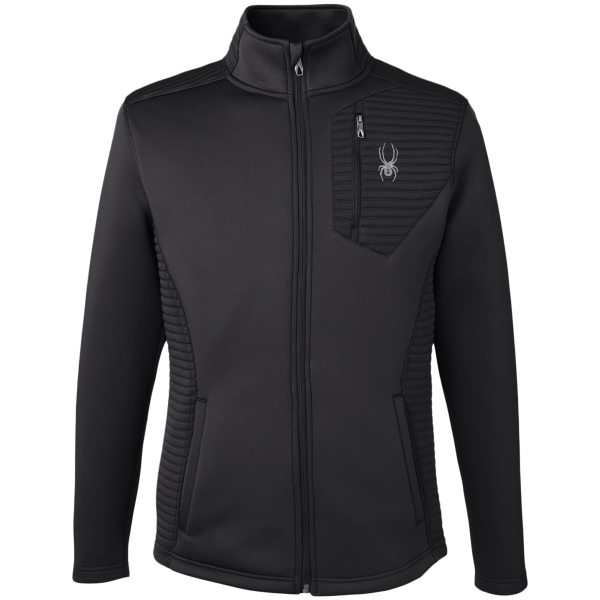 Spyder Men's Venom Full-Zip Jacket, Black, Front view