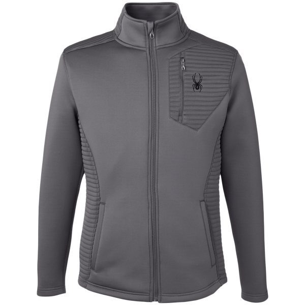Spyder Men's Venom Full-Zip Jacket, Polar, Front view