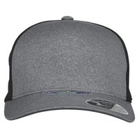Spyder Radykl Flexfit Trucker Cap, Black / Black Heather, Front view
