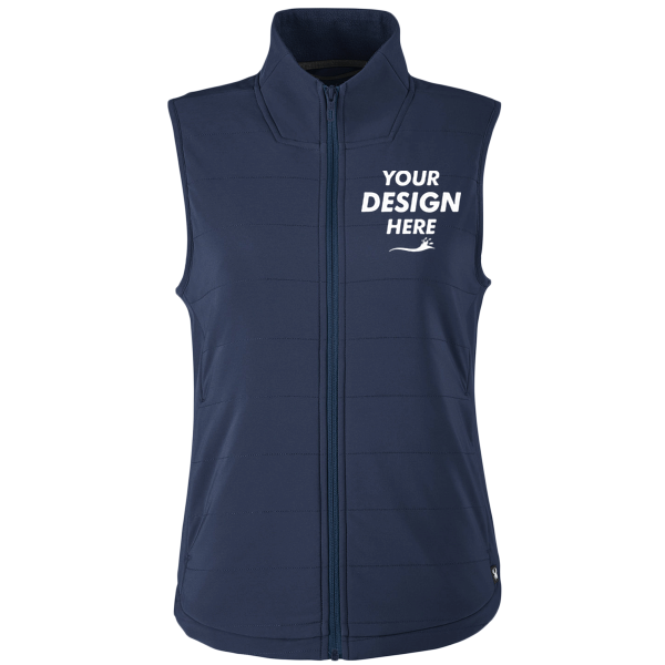 Spyder Women's Axis Insulated Vest, Frontier, Front view, Mockup