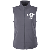 Spyder Women's Axis Insulated Vest, Polar, Front view, Mockup