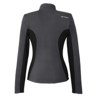 Spyder Women's Constant Full-Zip Sweater Fleece Jacket, Polar / Black / White, Back view