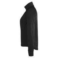 Spyder Women's Freestyle Half-Zip Pullover, Black, Left Sleeve view