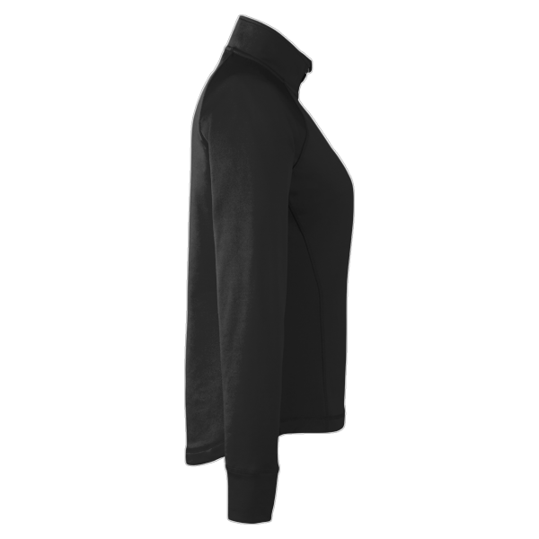 Spyder Women's Freestyle Half-Zip Pullover, Black, Right Sleeve view