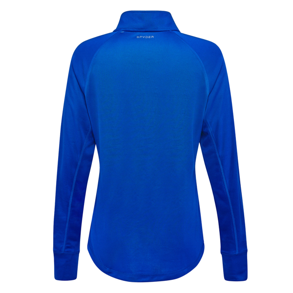Spyder Women's Freestyle Half-Zip Pullover, Electric Blue, Back view