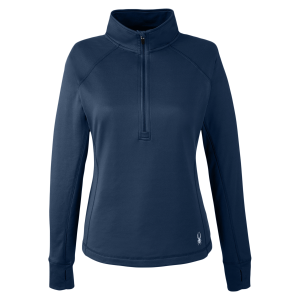 Spyder Women's Freestyle Half-Zip Pullover, Frontier, Front view