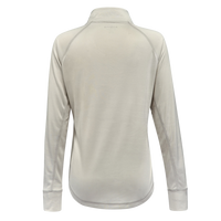 Spyder Women's Freestyle Half-Zip Pullover, Platinum, Back view