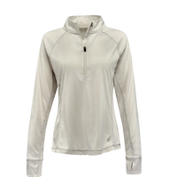 Spyder Women's Freestyle Half-Zip Pullover, Platinum, Front view