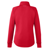 Spyder Women's Freestyle Half-Zip Pullover, Red, Back view