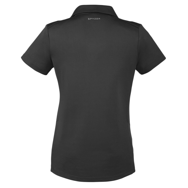 Spyder Women's Freestyle Polo, Black, Back view