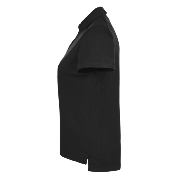 Spyder Women's Freestyle Polo, Black, Left Sleeve view