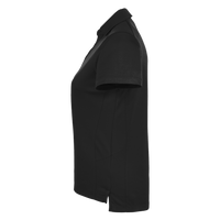 Spyder Women's Freestyle Polo, Black, Left Sleeve view