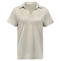 Spyder Women's Freestyle Polo, Platinum, Back view