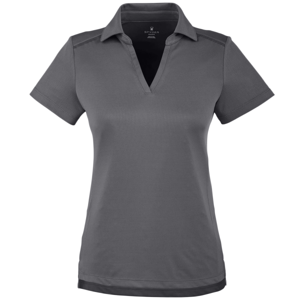Spyder Women's Freestyle Polo, Polar, Front view