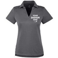 Spyder Women's Freestyle Polo, Polar, Front view, Mockup