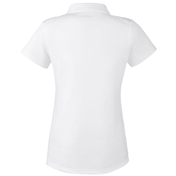 Spyder Women's Freestyle Polo, White, Back view