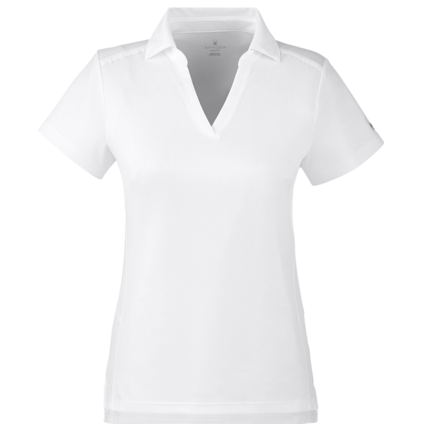 Spyder Women's Freestyle Polo, White, Front view