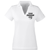 Spyder Women's Freestyle Polo, White, Front view, Mockup