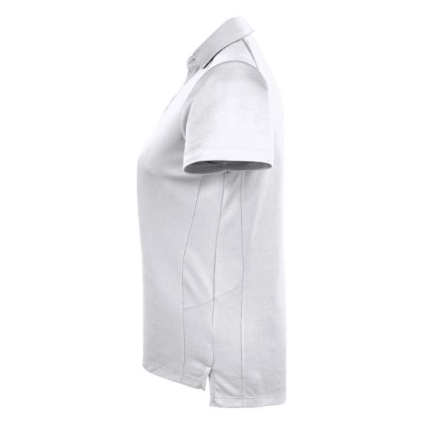 Spyder Women's Freestyle Polo, White, Left Sleeve view