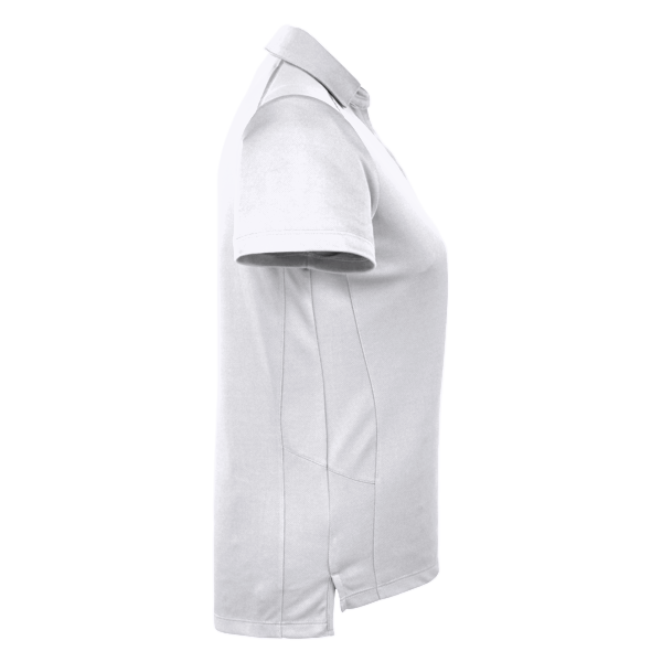 Spyder Women's Freestyle Polo, White, Right Sleeve view