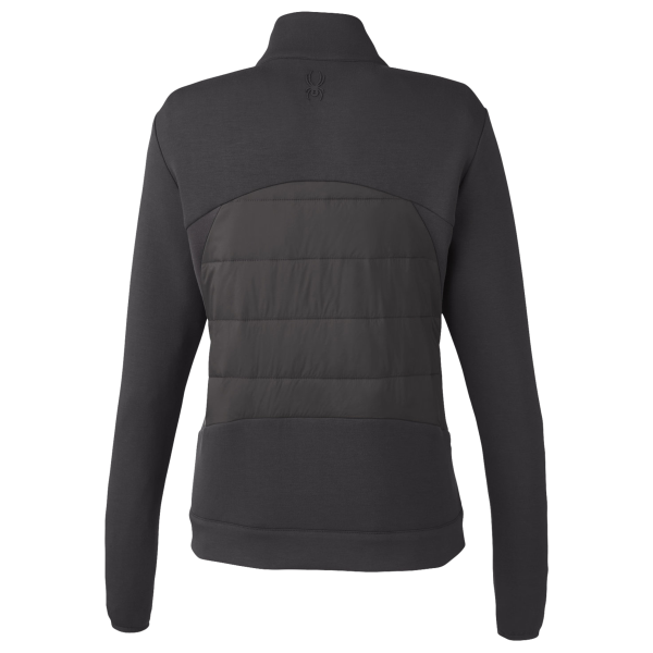 Spyder Women's Impact Full-Zip Jacket, Black, Back view