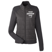Spyder Women's Impact Full-Zip Jacket, Black, Front view, Mockup