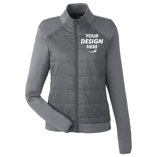 Spyder Women's Impact Full-Zip Jacket, Polar, Front view, Mockup