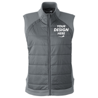 Spyder Women's Impact Vest, Polar, Front view, Mockup