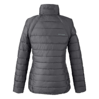 Spyder Women's Insulated Puffer Jacket, Polar / Alloy, Back view
