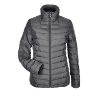 Spyder Women's Insulated Puffer Jacket, Polar / Alloy, Front view