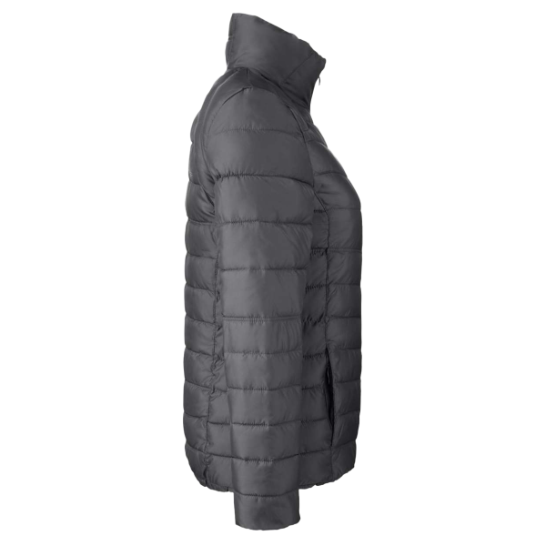 Spyder Women's Insulated Puffer Jacket, Polar / Alloy, Right Sleeve view