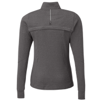 Spyder Women's Spyre Quarter-Zip Pullover, Black Frost, Back view