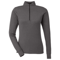 Spyder Women's Spyre Quarter-Zip Pullover, Black Frost, Front view