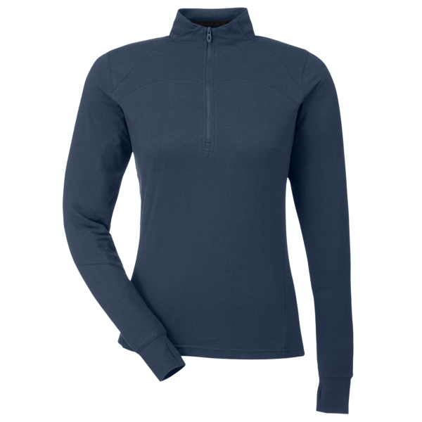 Spyder Women's Spyre Quarter-Zip Pullover, Frontier Frost, Front view