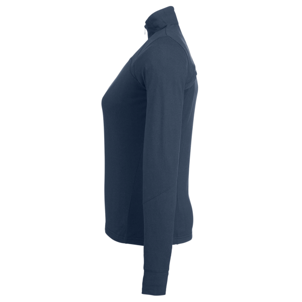 Spyder Women's Spyre Quarter-Zip Pullover, Frontier Frost, Left Sleeve view