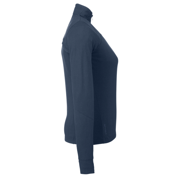 Spyder Women's Spyre Quarter-Zip Pullover, Frontier Frost, Right Sleeve view