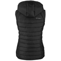 Spyder Women's Supreme Puffer Vest, Black, Back view