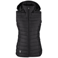 Spyder Women's Supreme Puffer Vest, Black, Front view
