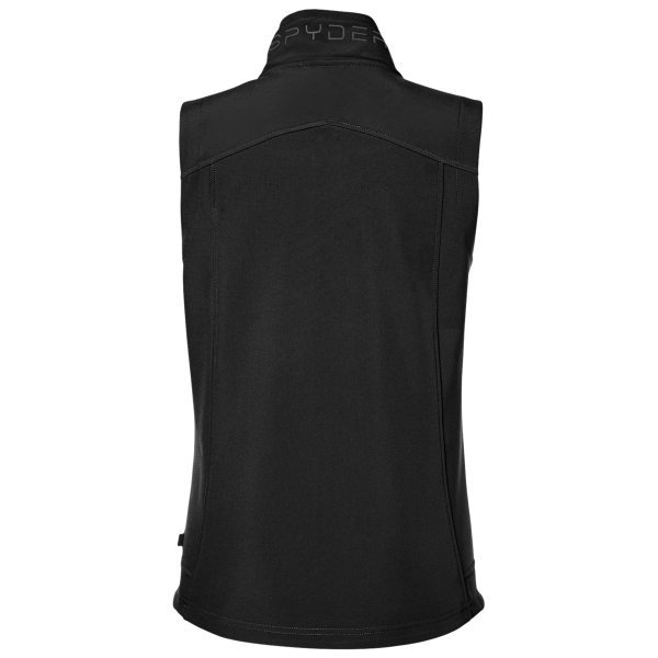 Spyder Women's Touring Vest, Black, Back view