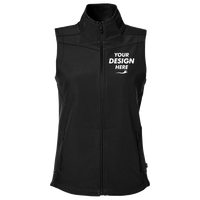 Spyder Women's Touring Vest, Black, Front view, Mockup