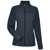 Spyder Women's Transport Soft Shell Jacket, Frontier / Black, Front view