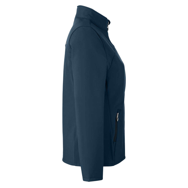 Spyder Women's Transport Soft Shell Jacket, Frontier / Black, Right Sleeve view