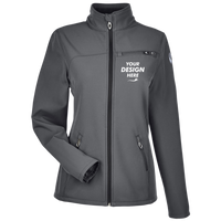 Spyder Women's Transport Soft Shell Jacket, Polar / White, Front view, Mockup