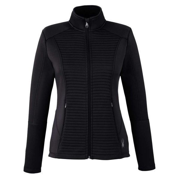 Spyder Women's Venom Full-Zip Jacket, Black, Front view